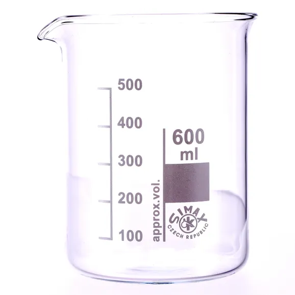 Simax Glass Beaker Squat Form 600ml Xg7kl89neU